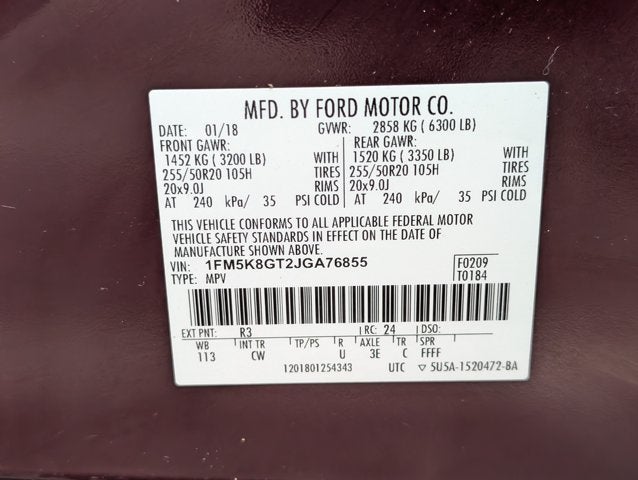 2018 Ford Explorer Sport