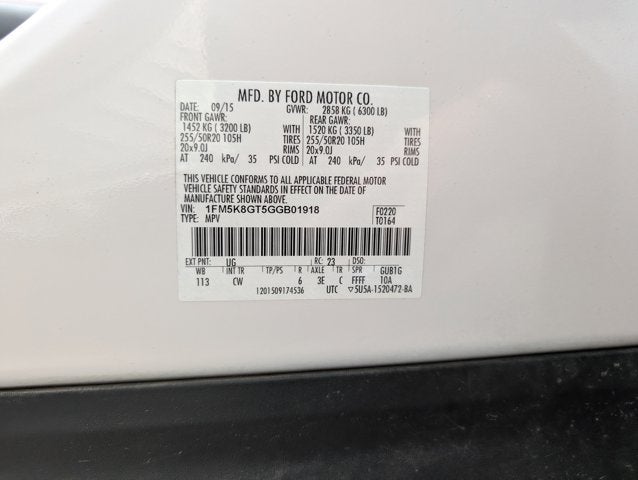 2016 Ford Explorer Sport