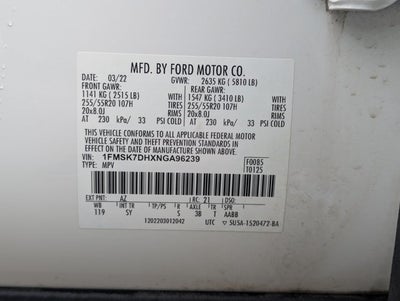 2022 Ford Explorer XLT