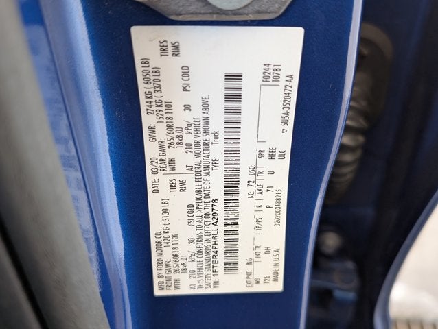 2020 Ford Ranger LARIAT