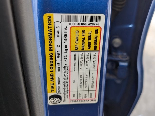 2020 Ford Ranger LARIAT