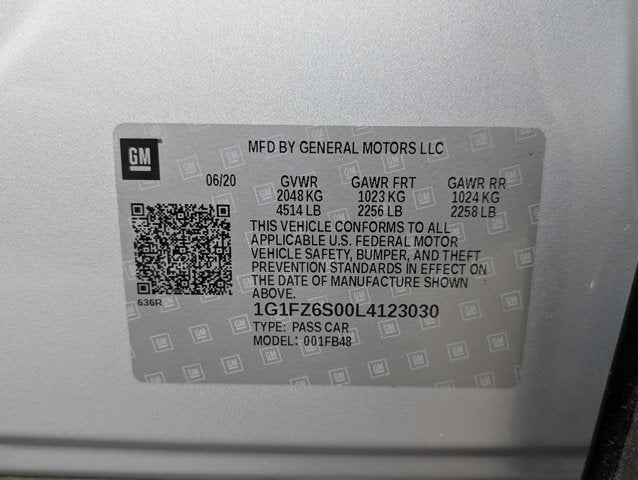 2020 Chevrolet Bolt EV Premier