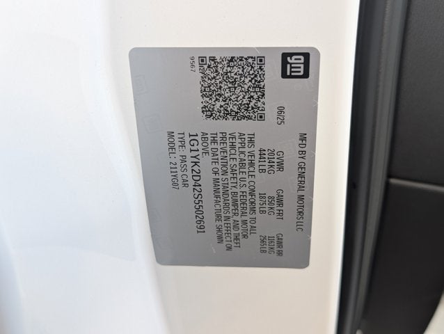 2025 Chevrolet Corvette 1LZ