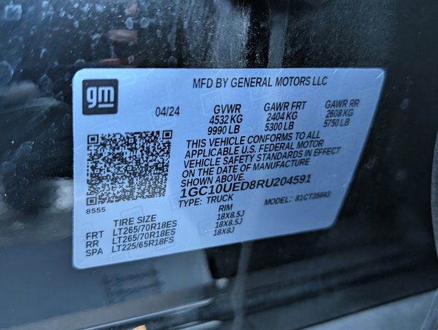 2024 Chevrolet Silverado EV Work Truck