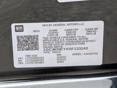 2025 Chevrolet Silverado 2500HD LT