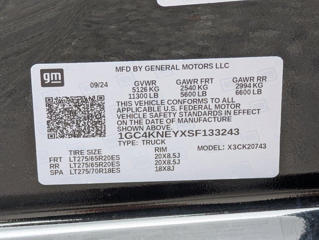 2025 Chevrolet Silverado 2500HD LT