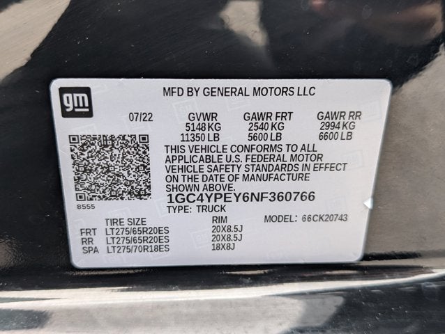 2022 Chevrolet Silverado 2500HD LTZ