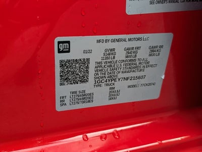 2022 Chevrolet Silverado 2500HD LTZ