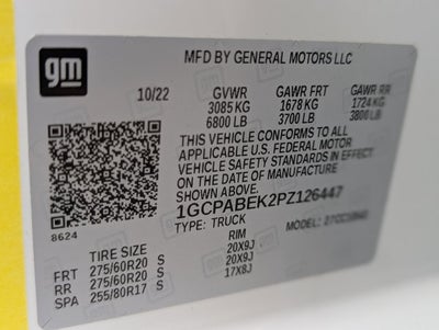 2023 Chevrolet Silverado 1500 Custom