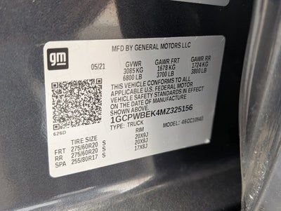 2021 Chevrolet Silverado 1500 Custom