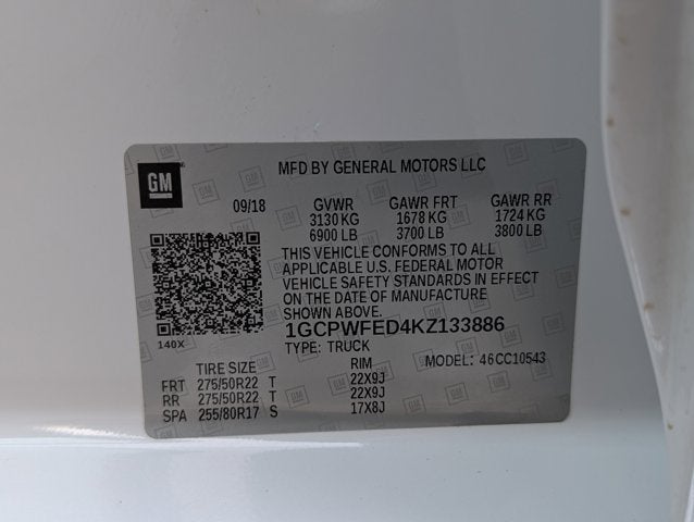 2019 Chevrolet Silverado 1500 High Country