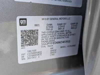 2021 Chevrolet Silverado 1500 LT Trail Boss