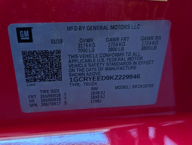 2019 Chevrolet Silverado 1500 RST