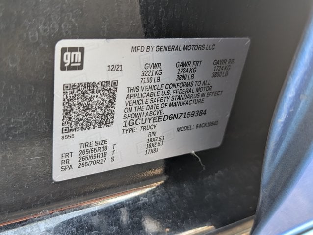 2022 Chevrolet Silverado 1500 LTD RST