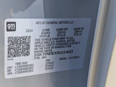2025 GMC HUMMER EV SUV 2X