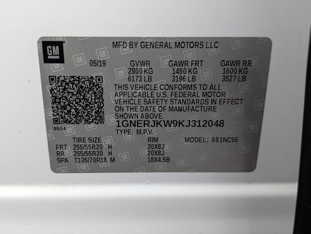 2019 Chevrolet Traverse RS