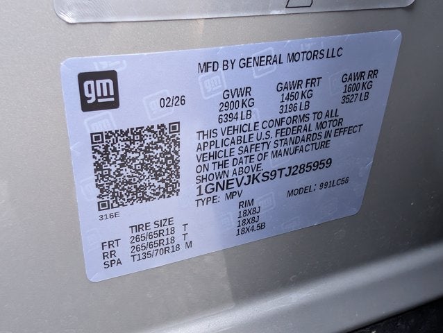 2026 Chevrolet Traverse AWD Z71
