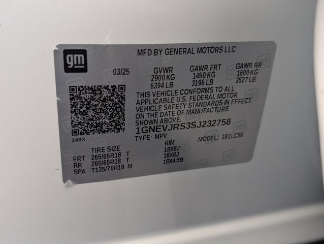 2025 Chevrolet Traverse AWD Z71