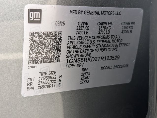 2026 Chevrolet Tahoe RST