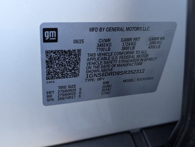 2025 Chevrolet Suburban Z71