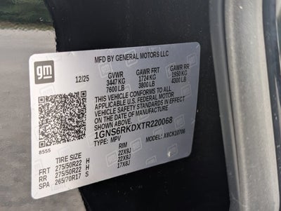 2026 Chevrolet Tahoe RST