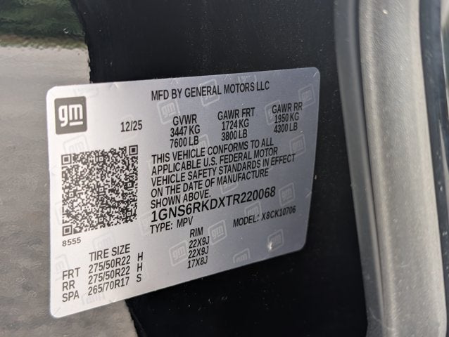 2026 Chevrolet Tahoe RST