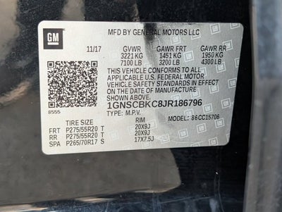 2018 Chevrolet Tahoe LT