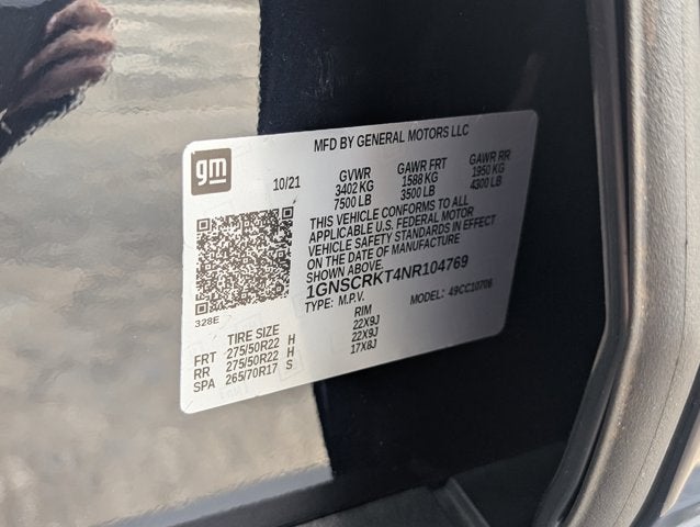 2022 Chevrolet Tahoe RST