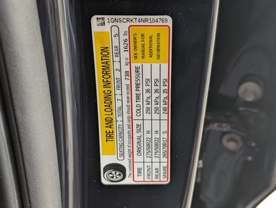 2022 Chevrolet Tahoe RST