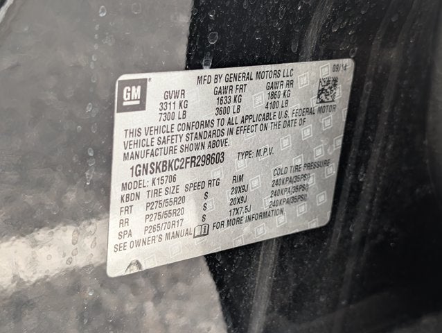 2015 Chevrolet Tahoe LT