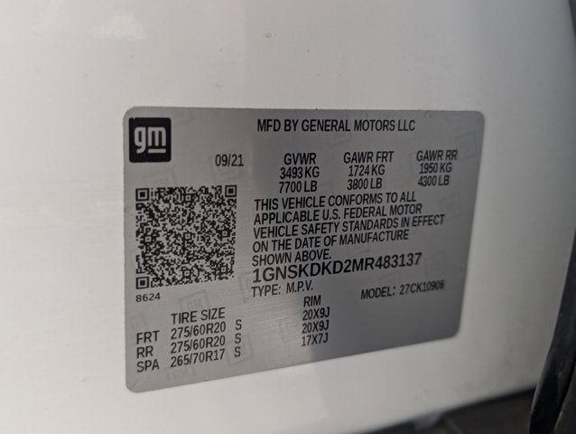 2021 Chevrolet Suburban Z71