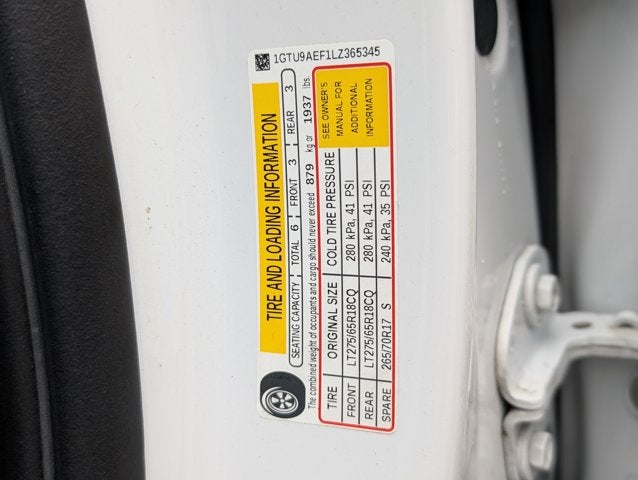 2020 GMC Sierra 1500 4WD Crew Cab 147"