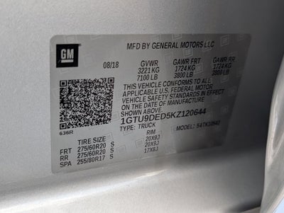 2019 GMC Sierra 1500 SLT