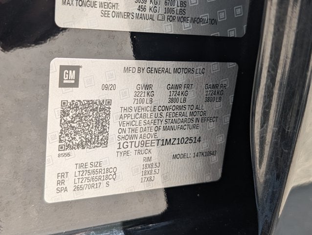 2021 GMC Sierra 1500 AT4