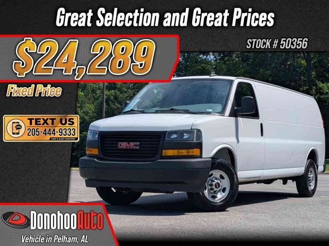 2022 GMC Savana Cargo Van RWD 3500 155"