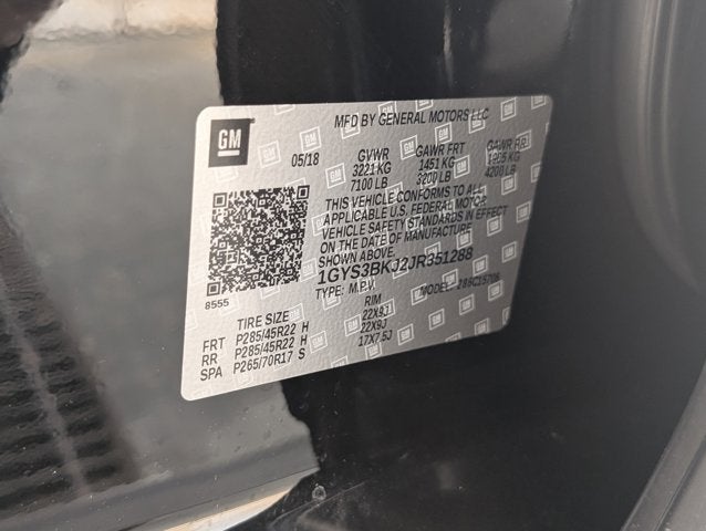 2018 Cadillac Escalade Luxury