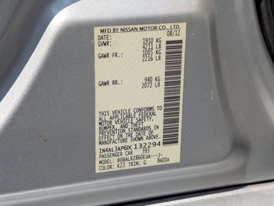 2013 Nissan Altima 2.5 S
