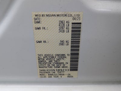 2023 Nissan Altima 2.5 SR