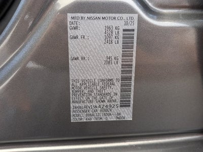 2025 Nissan Altima SL