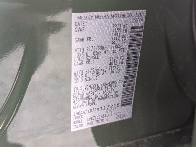 2024 Nissan Titan SV