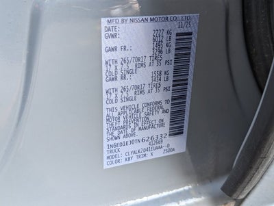 2026 Nissan Frontier PRO-X