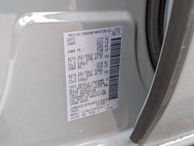 2026 Nissan Frontier PRO-X