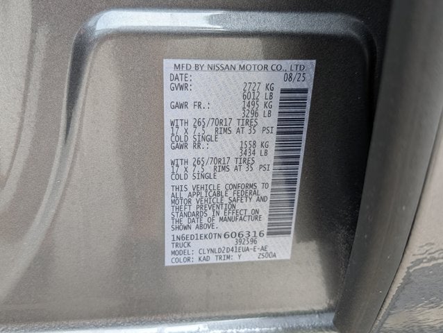 2026 Nissan Frontier PRO-4X