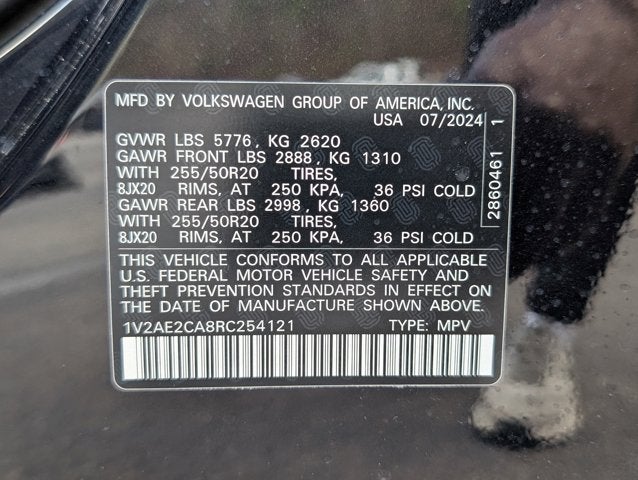 2024 Volkswagen Atlas Cross Sport 2.0T SEL R-Line