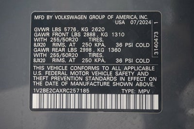 2024 Volkswagen Atlas Cross Sport 2.0T SEL