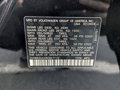 2024 Volkswagen Atlas 2.0T SEL