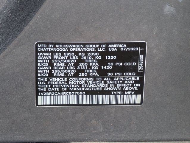 2024 Volkswagen Atlas 2.0T SEL