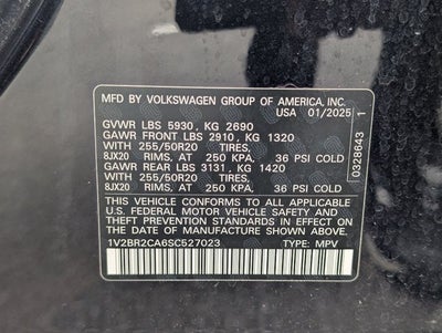 2025 Volkswagen Atlas 2.0T SEL