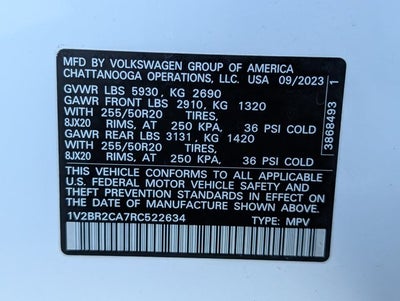 2024 Volkswagen Atlas 2.0T SEL