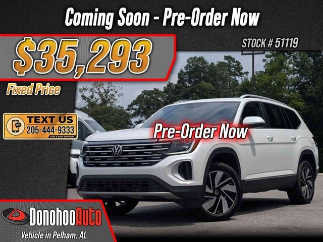 2024 Volkswagen Atlas 2.0T SEL